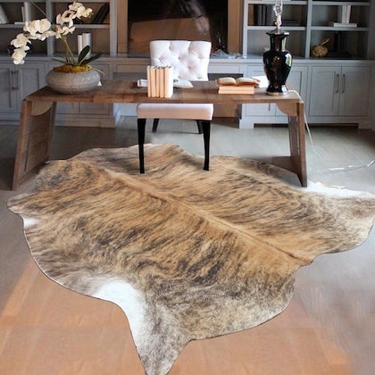 COWHIDE RUGS BRINDLE