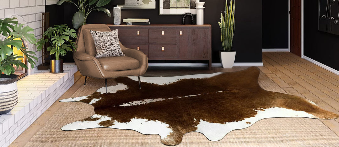 COWHIDE RUGS BROWN