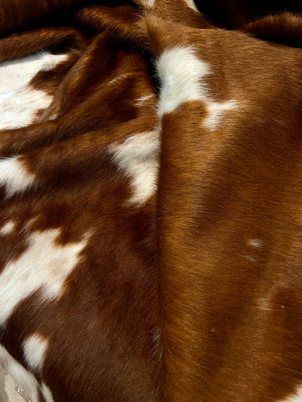 Cowhide Rug Premium DM395  215cm x 181m - cowhiderugslondon.co.uk