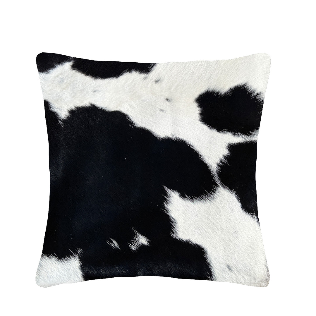 Cushion BOTH SIDES COWHIDE  1878. 49cm x49cm - cowhiderugslondon.co.uk