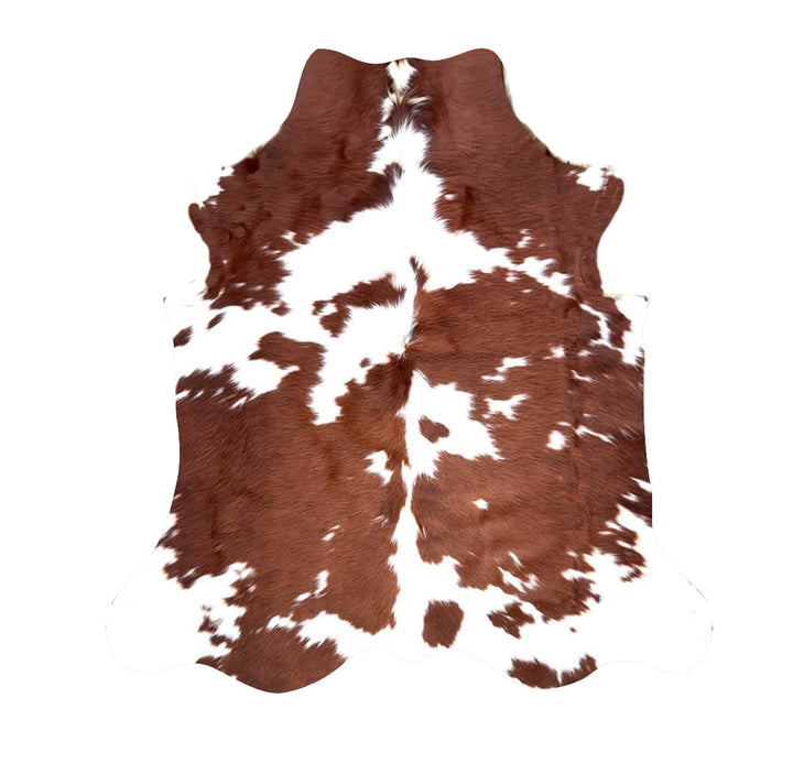 cowhide rug brown