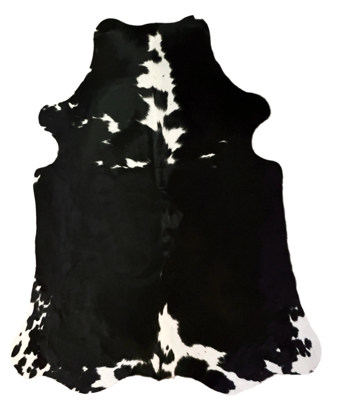 Small Cowhide Rug Black and White