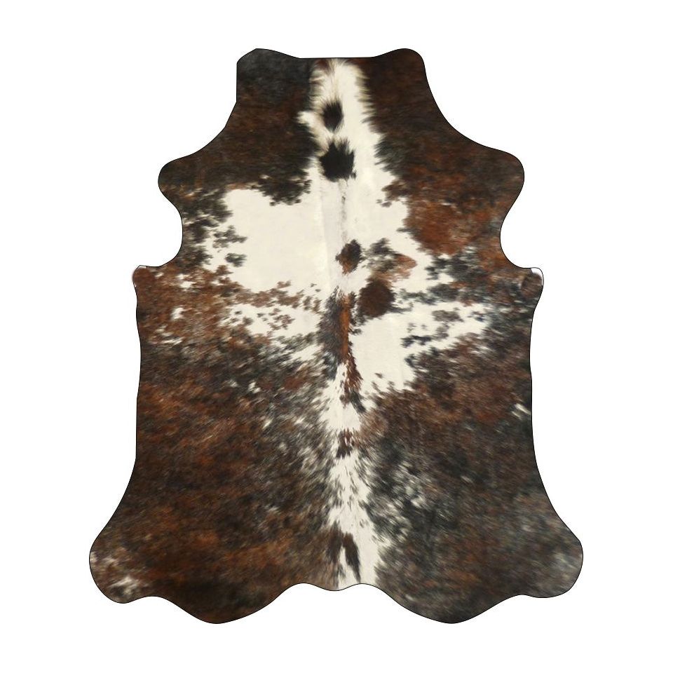 Cowhide Rug DP454  1.55m x 1.34m XS - cowhiderugslondon.co.uk