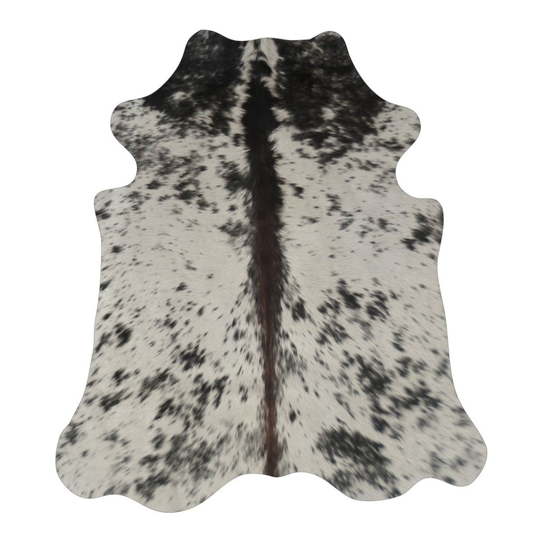 Cowhide Rug DP491    1.55m x 1.38m  XS - cowhiderugslondon.co.uk