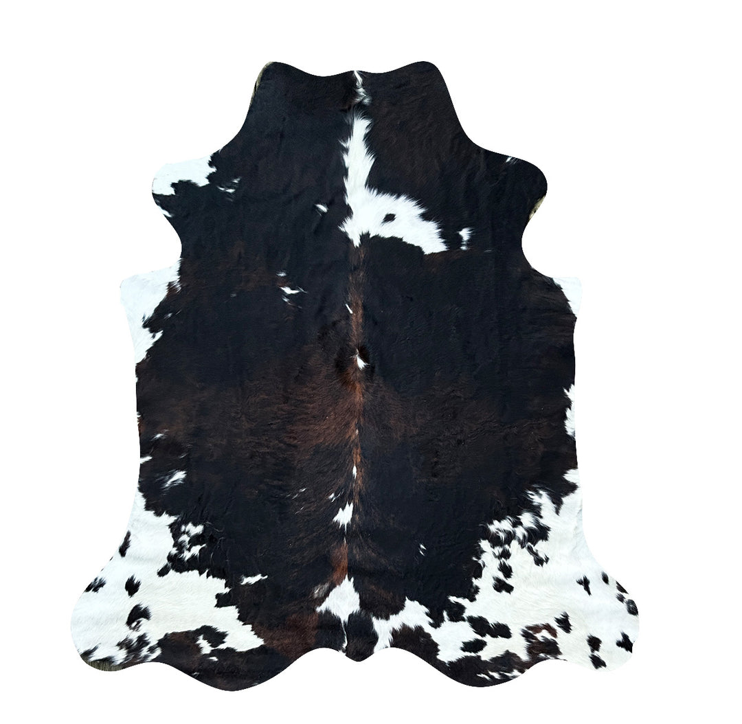 cowhide rug tricolour