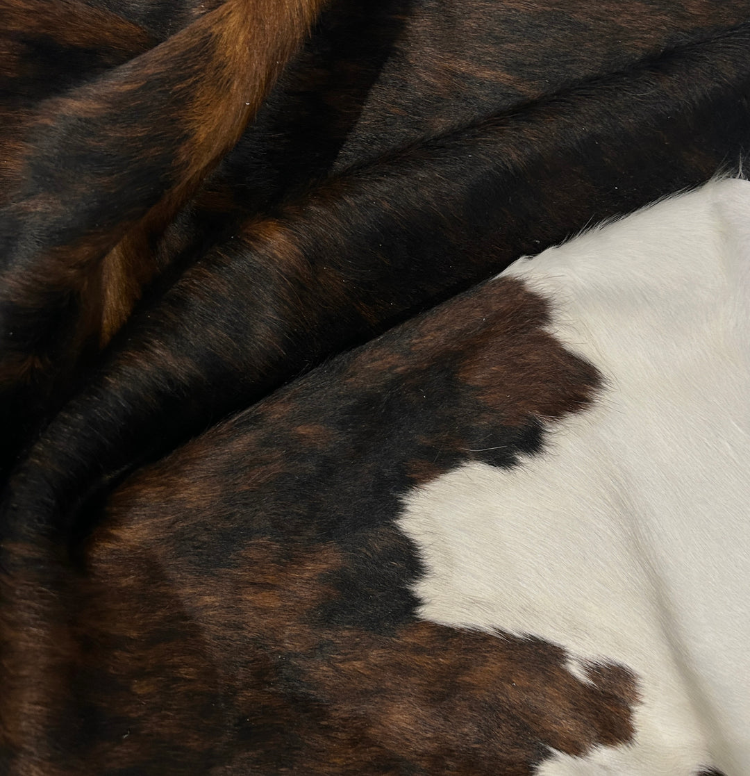 Cowhide Rug Premium DM398  213cm x 185m - cowhiderugslondon.co.uk