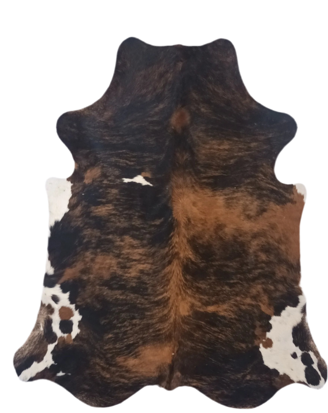 Premium Cowhide Rug 407  242cm x 212cm (95" x 83") XXL - cowhiderugslondon.co.uk