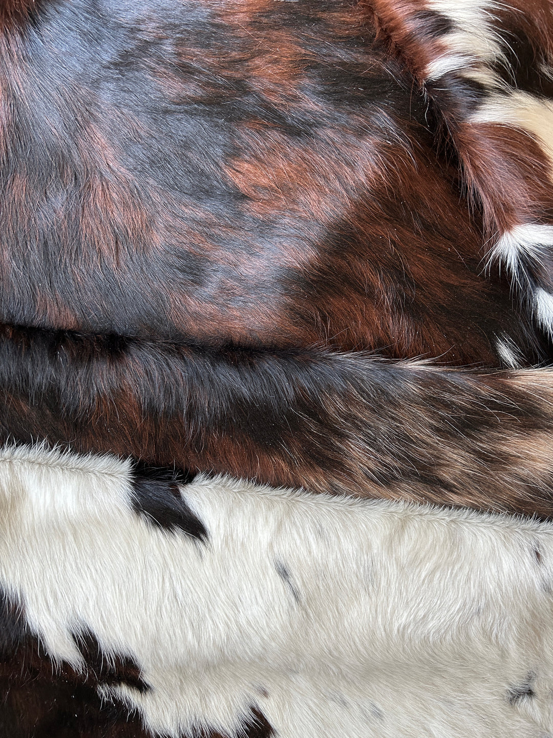 Premium Cowhide Rug 349 210cm x 191cm (83" x 75") - cowhiderugslondon.co.uk