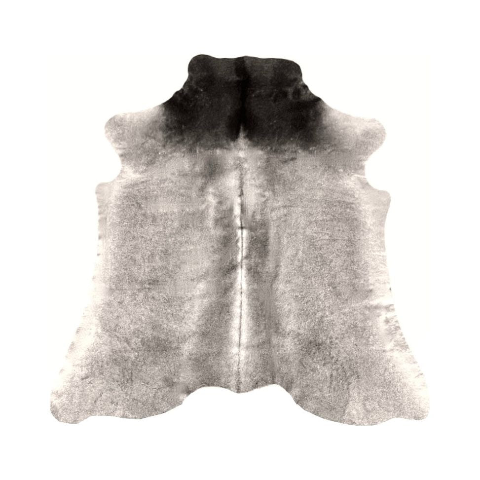 Cowhide Rug B4616 Size (1.95m x 2.m) Premium Quality Brown and Grey XL - cowhiderugslondon.co.uk