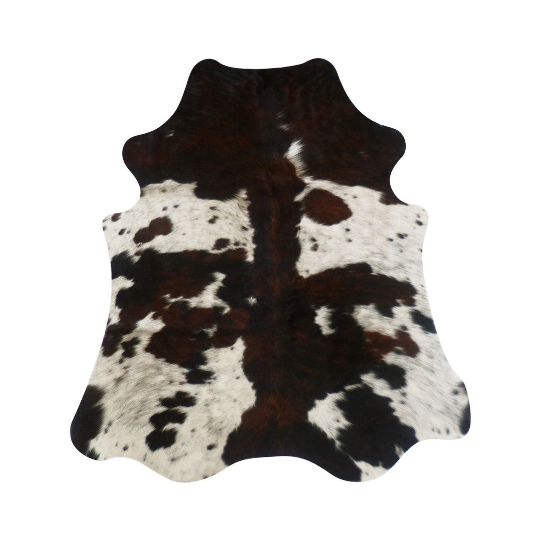 Cowhide Rug DP458  1.52m x 1.31m XS - cowhiderugslondon.co.uk