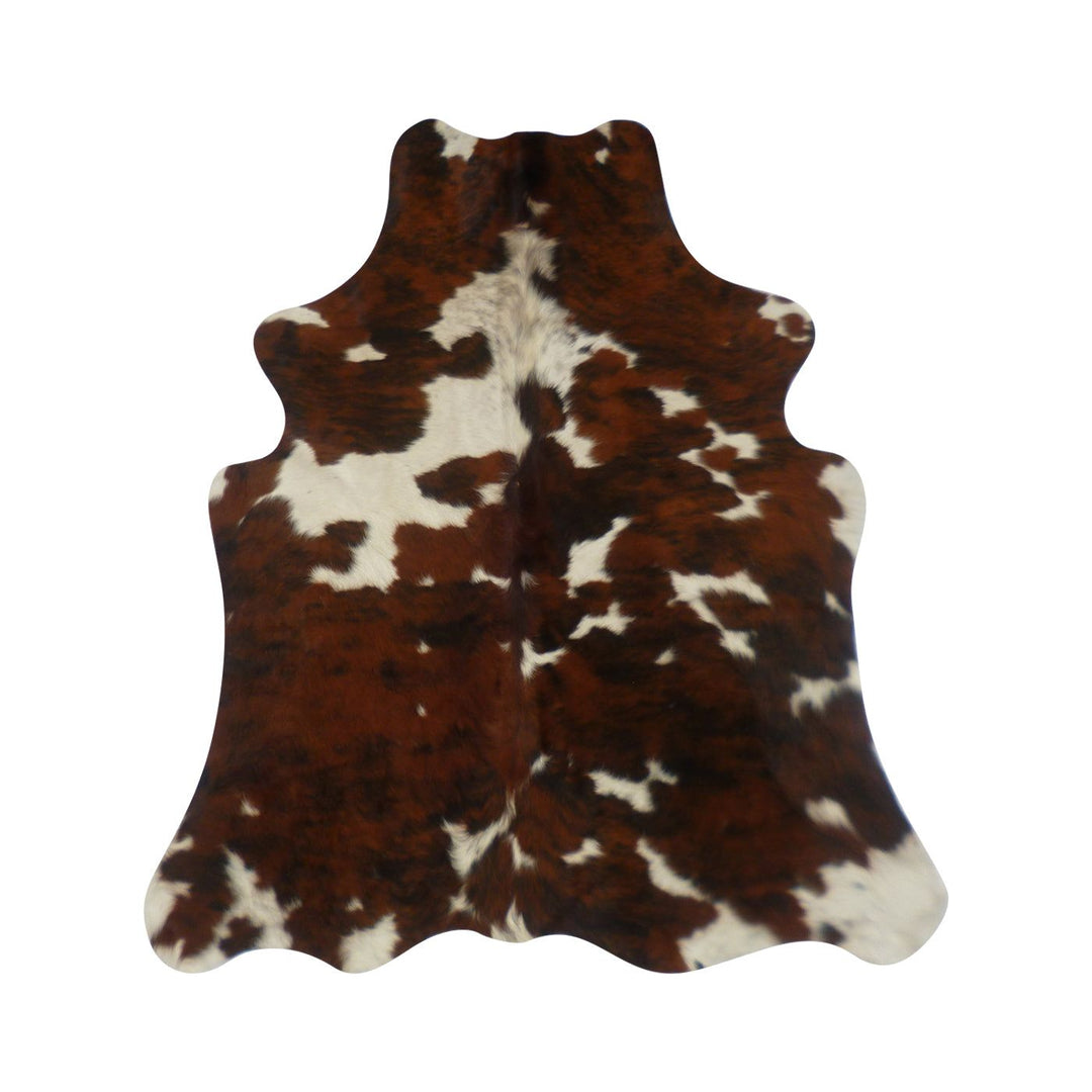 Cowhide Rug DP490     1.53m x 1.39m    XS - cowhiderugslondon.co.uk