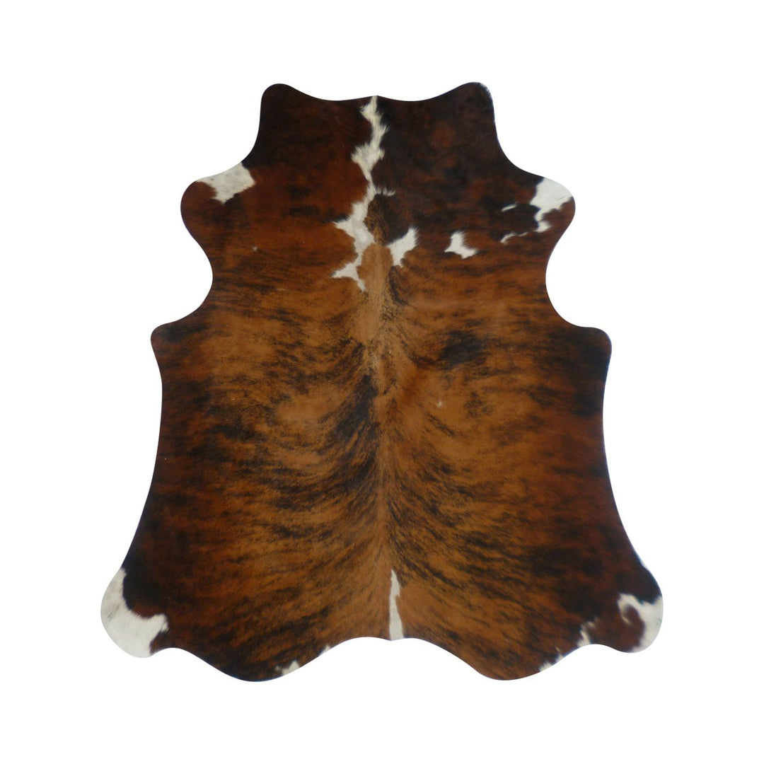 Cowhide Rug DP493     1.58m x 1.40m  XS - cowhiderugslondon.co.uk