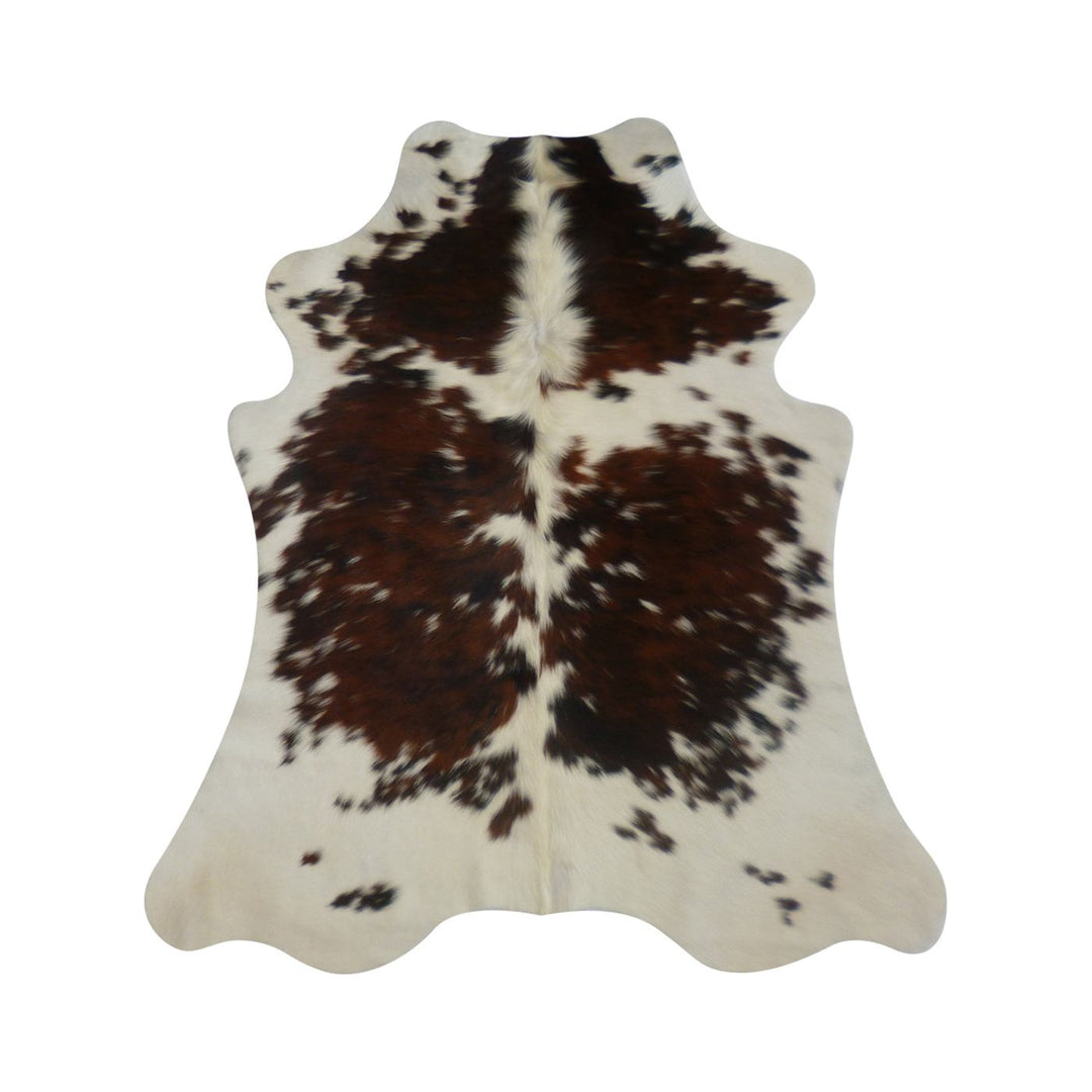 Cowhide Rug DP498       1.56m x 1.31m  XS - cowhiderugslondon.co.uk