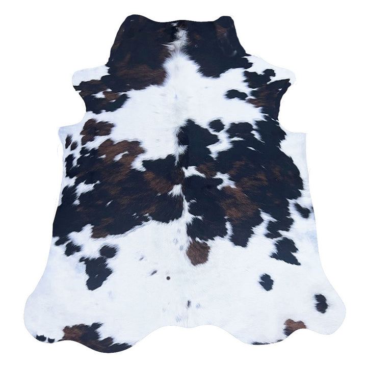 Cowhide Rug Premium D568 Size  2.10m x 1.78m - cowhiderugslondon.co.uk