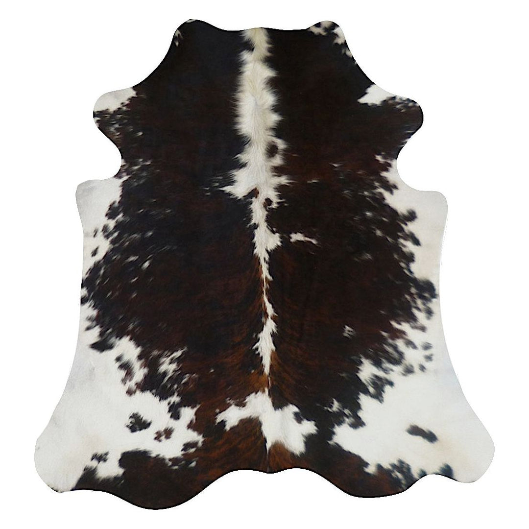 Premium Cowhide Rug DL538      224cm x 185cm - cowhiderugslondon.co.uk