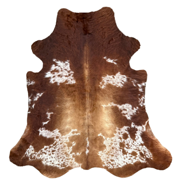 Cowhide Rug Premium 347 201cm x 179cm (79" x 70") - cowhiderugslondon.co.uk