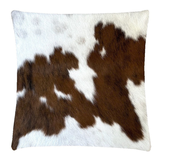 Cowhide cushion reverse Suedette 39cm X 39cm - cowhiderugslondon.co.uk