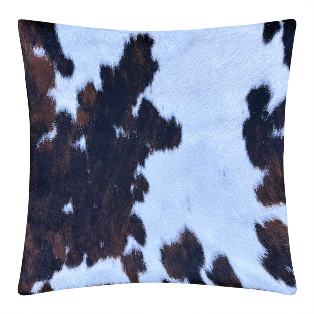 Cowhide cushion reverse Suedette 39cm X 39cm - cowhiderugslondon.co.uk