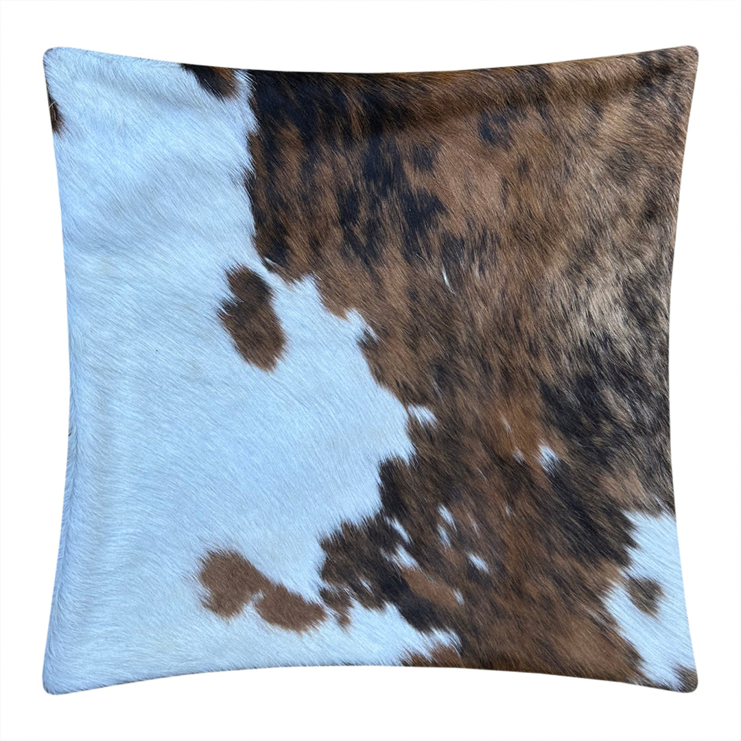 Cowhide cushion reverse Suedette 39cm X 39cm - cowhiderugslondon.co.uk