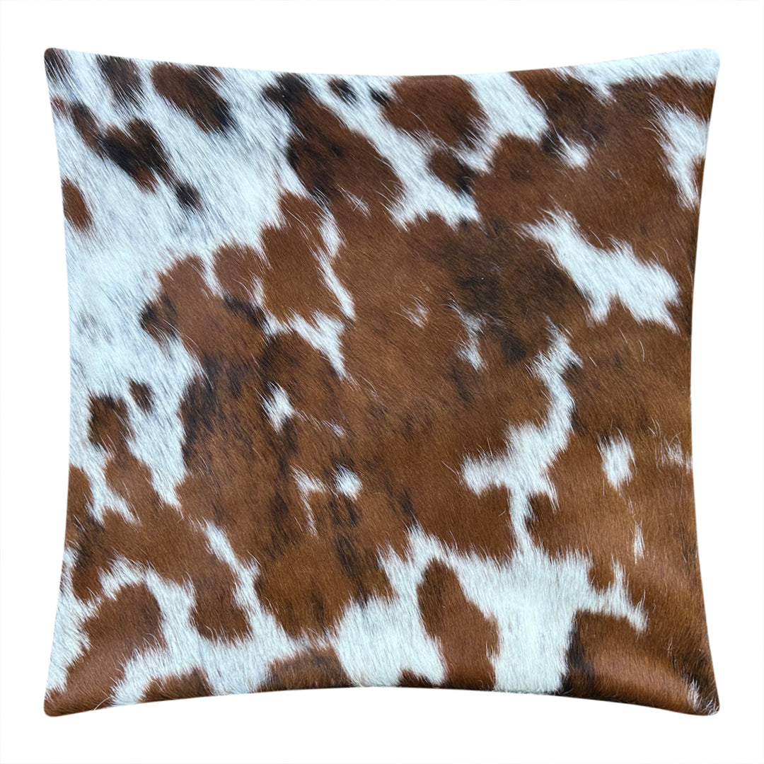 Cowhide cushion reverse Suedette 39cm X 39cm - cowhiderugslondon.co.uk