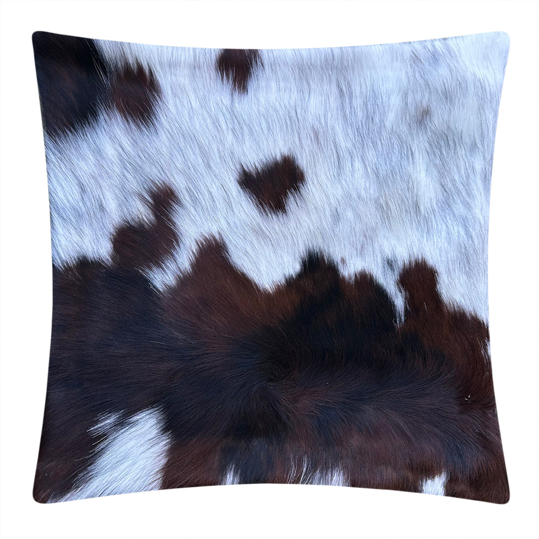 Cowhide cushion reverse Suedette 39cm X 39cm - cowhiderugslondon.co.uk