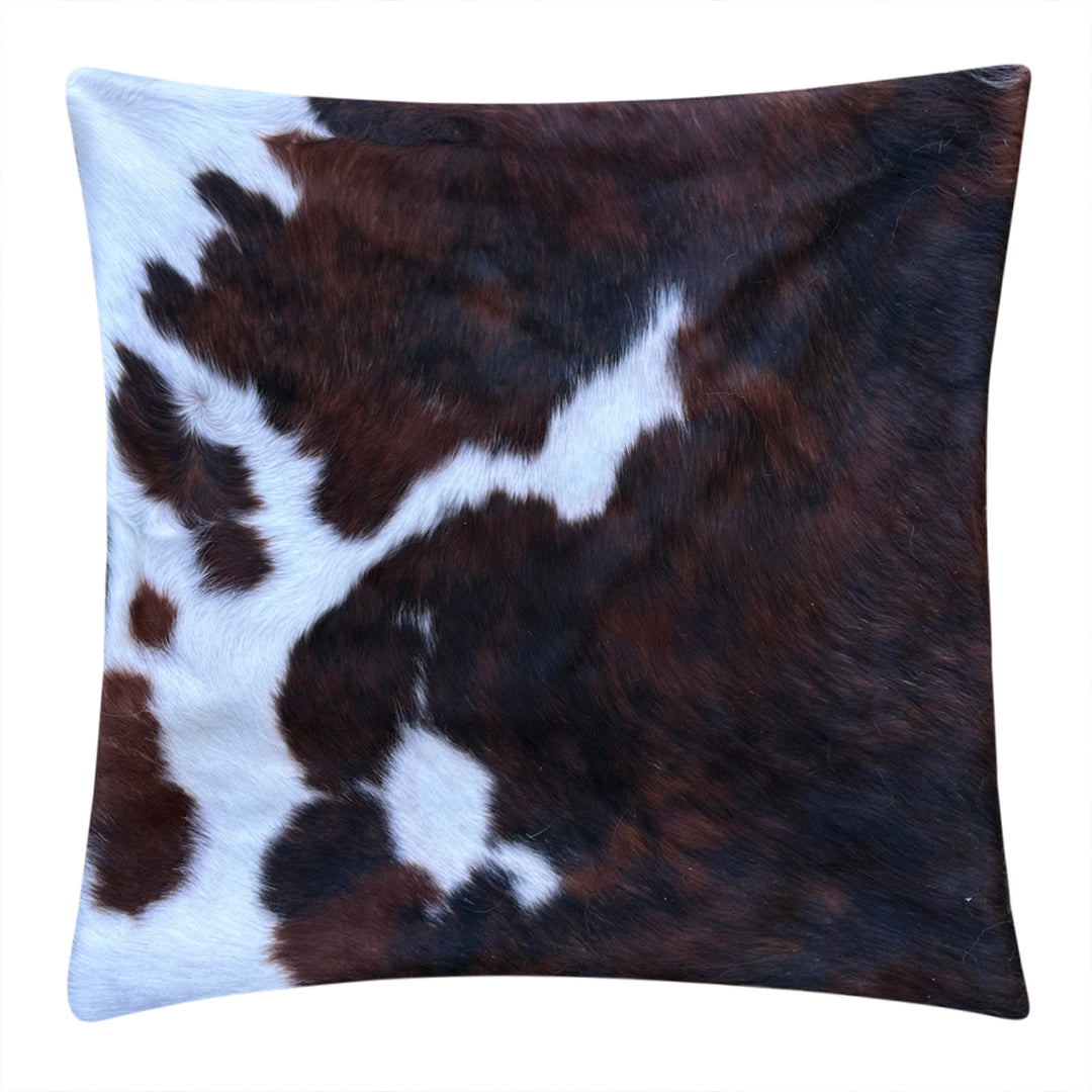 Cowhide cushion reverse Suedette 39cm X 39cm - cowhiderugslondon.co.uk